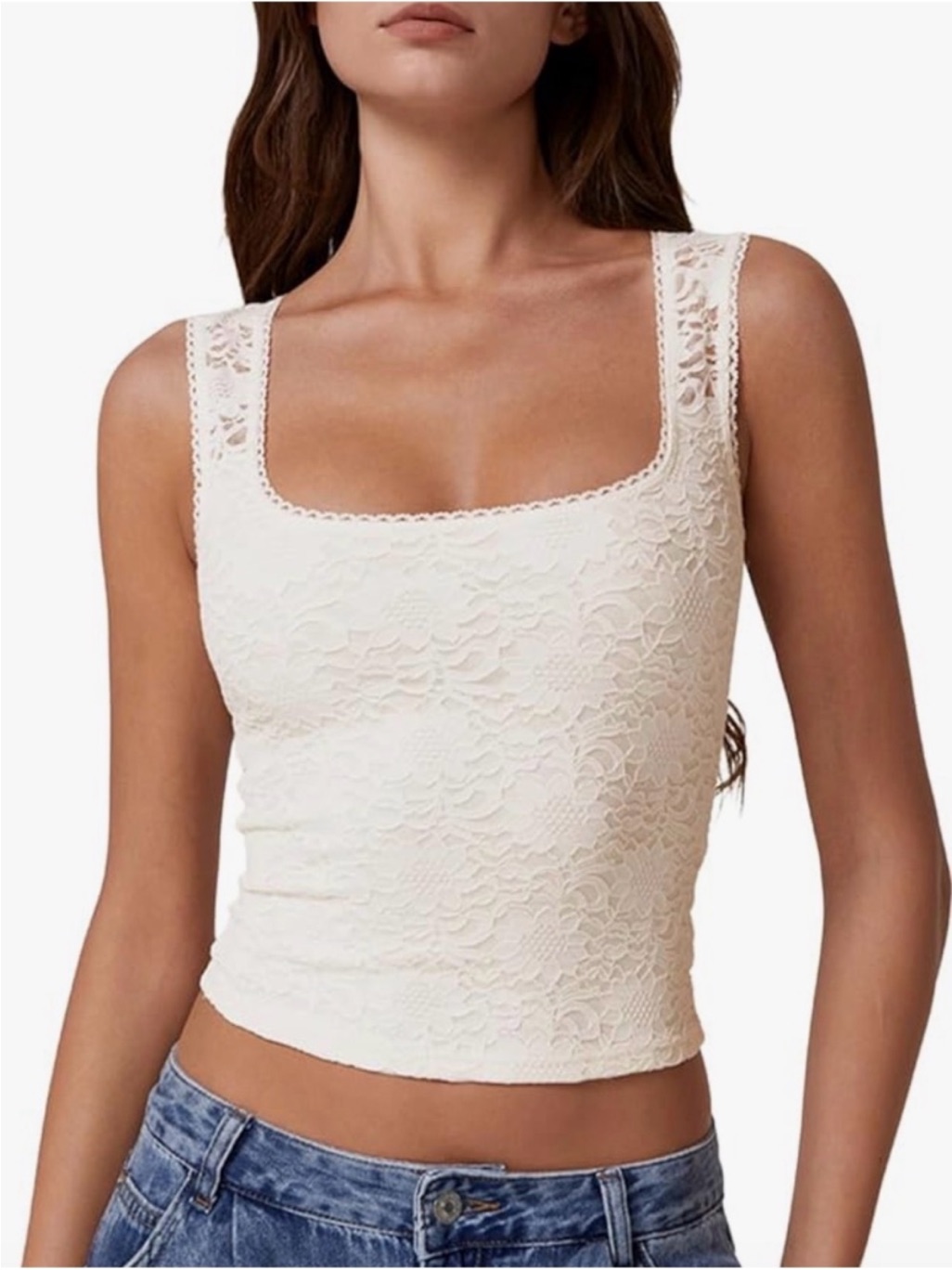 White Y2k Top
